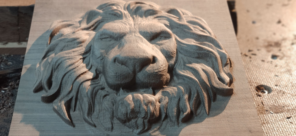 3D Holzbild Löwe