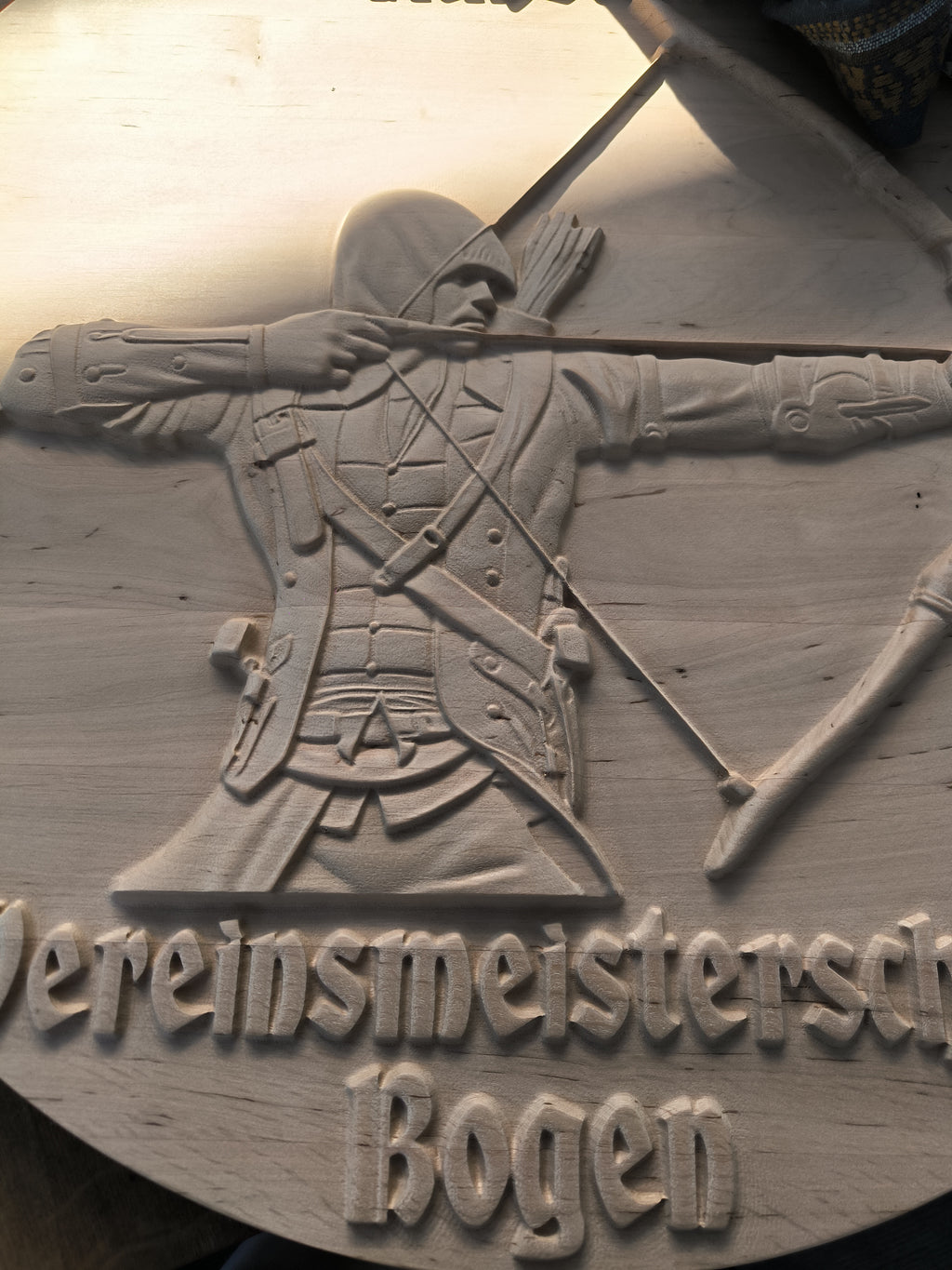 Schützenscheibe 3D Holzbild