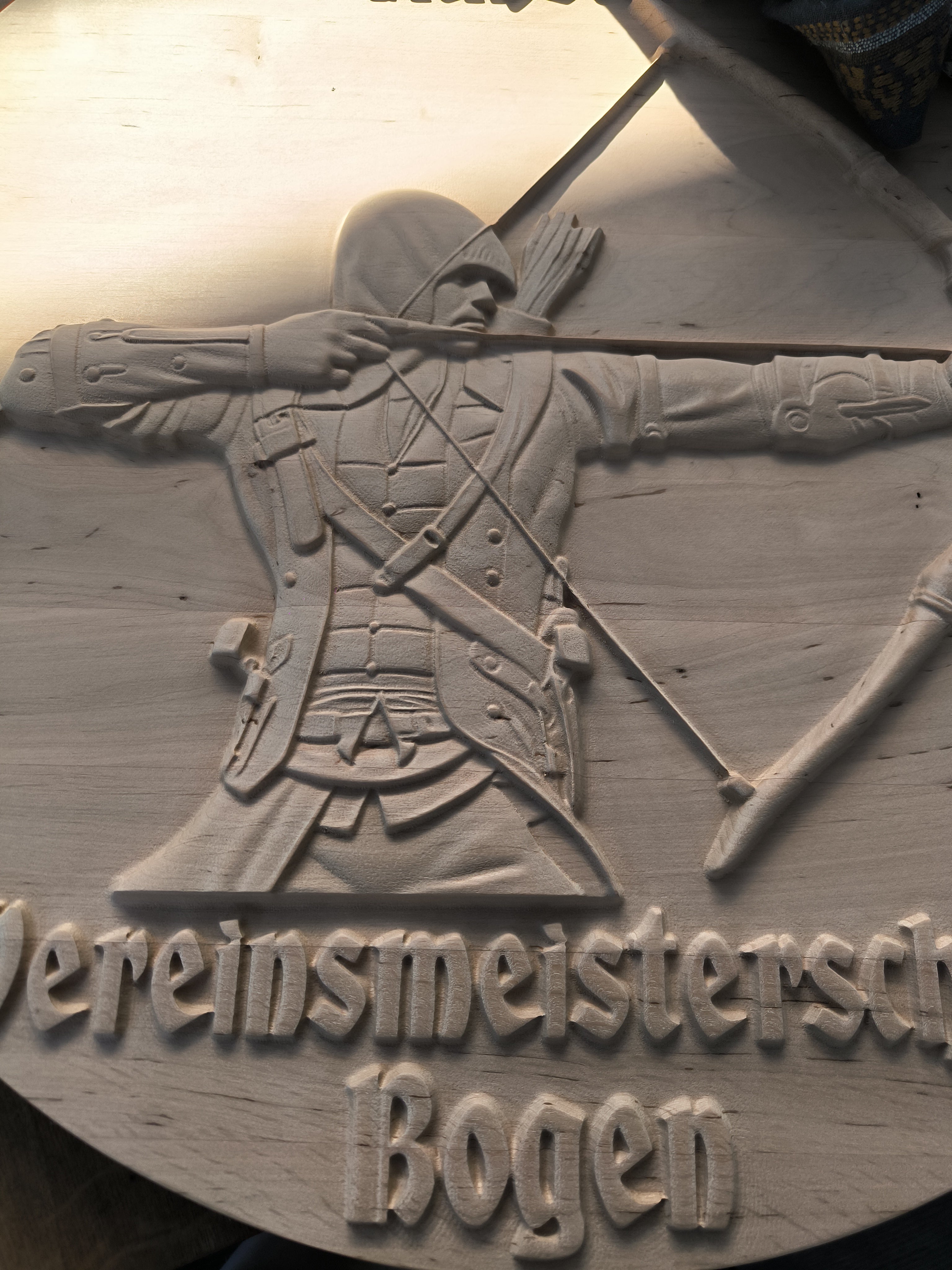 Schützenscheibe 3D Holzbild