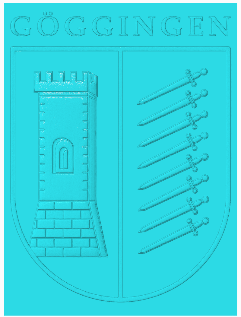 Wappen aus Holz individuell anfertigen | CNC-gefräst & 3D-Modell