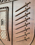 Wappen aus Holz individuell anfertigen | CNC-gefräst & 3D-Modell