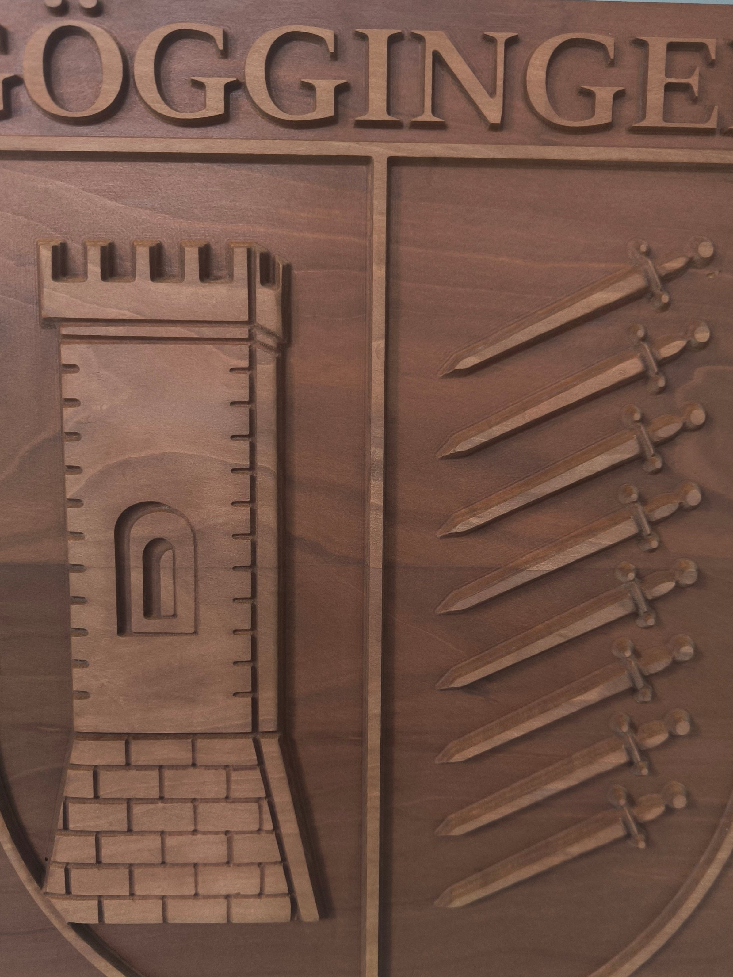 3D Holzbild Wappen